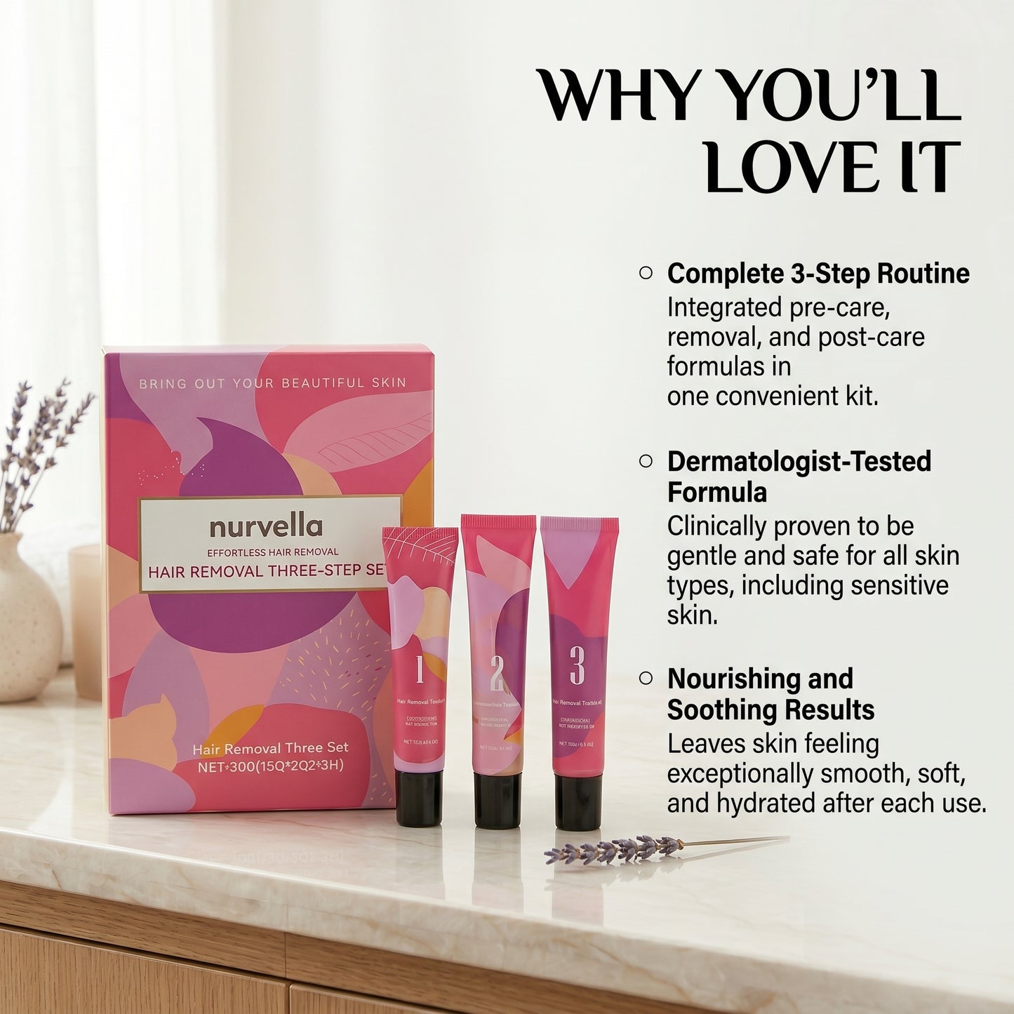 Nurvella Hair Removal Trilogy Kit