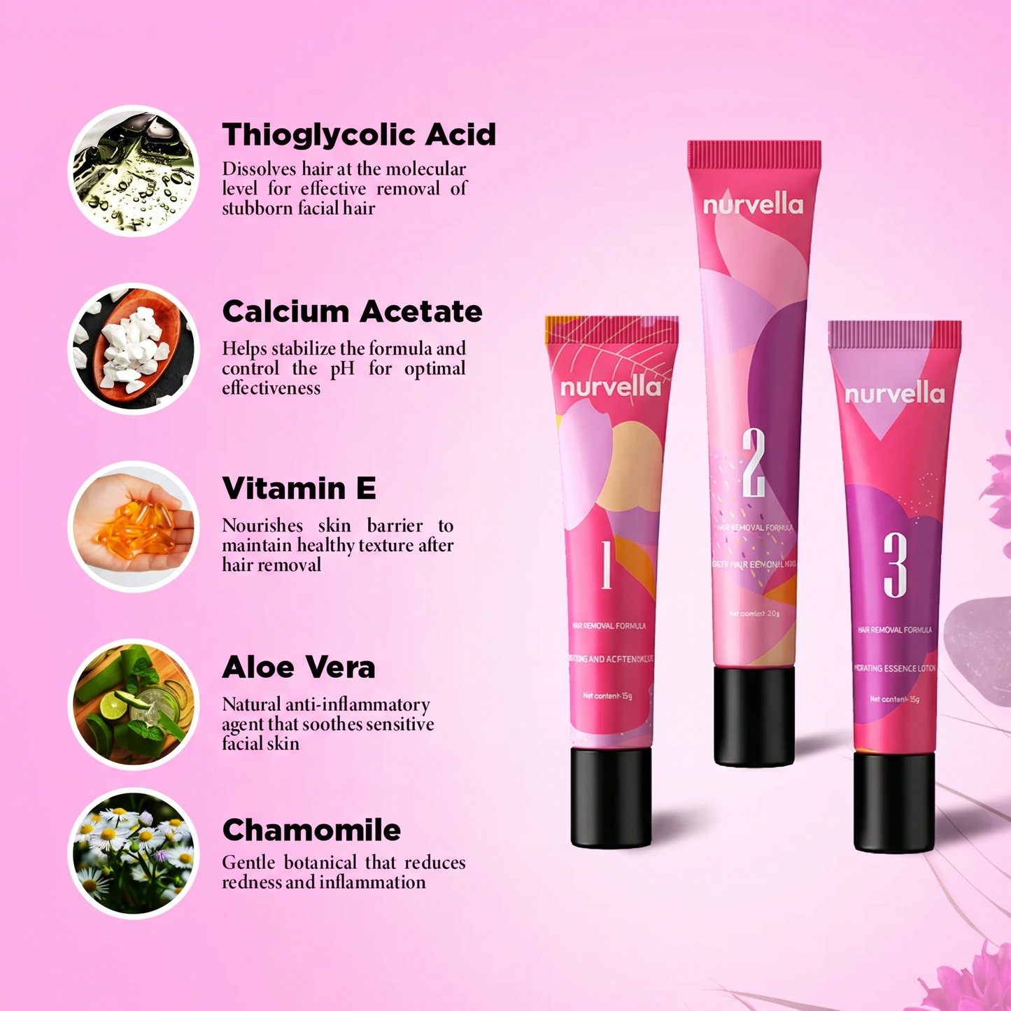 Nurvella Hair Removal Trilogy Kit